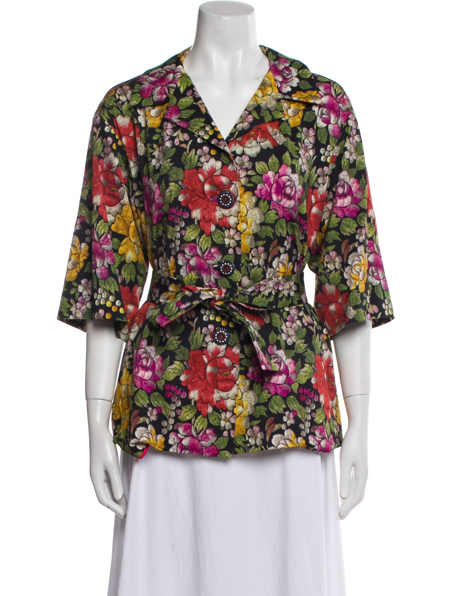 Etro Floral Print Jacket
