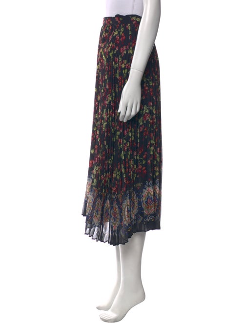 Etro Floral Print Midi Length Skirt