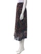 Etro Floral Print Midi Length Skirt