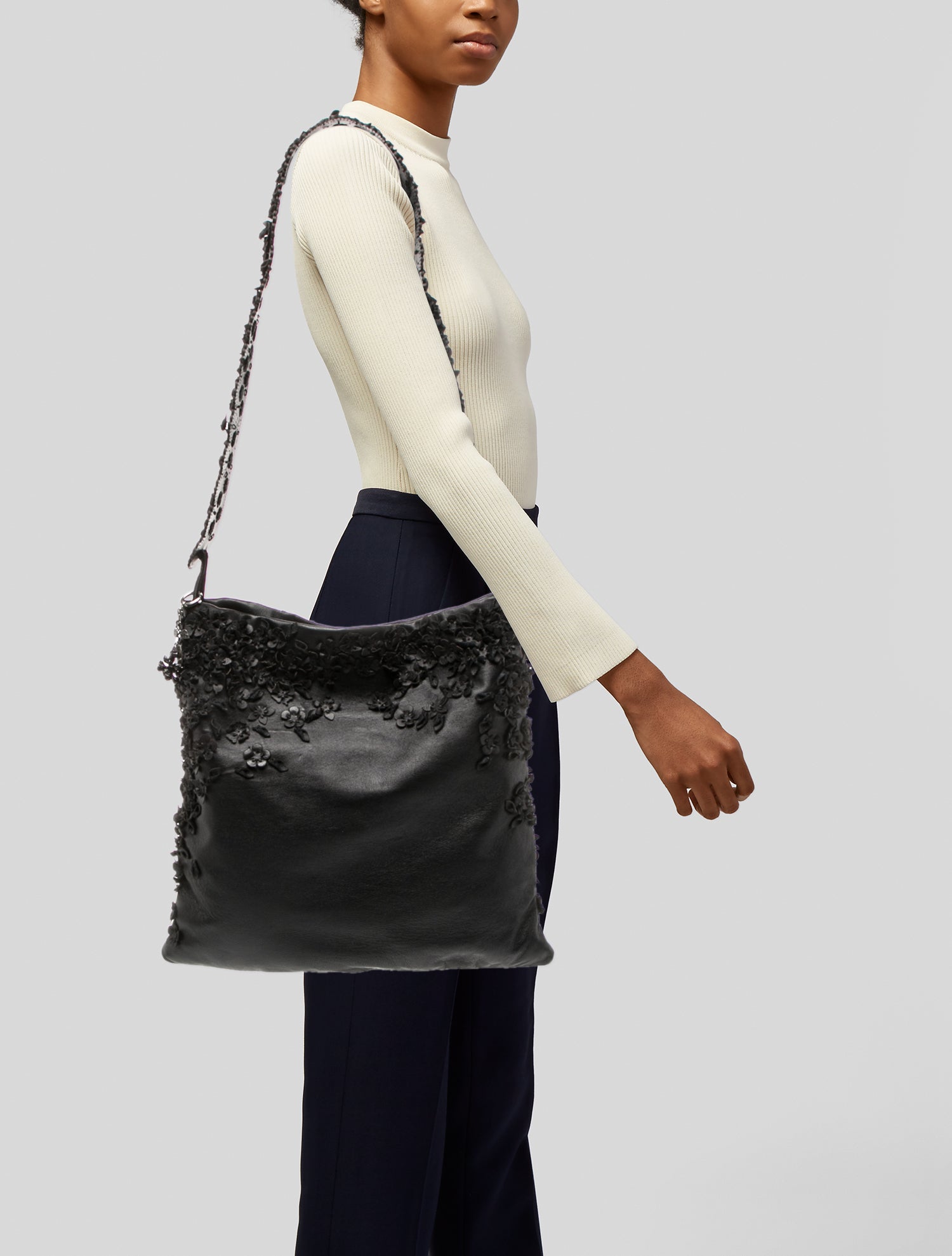 Etro Leather Shoulder Bag