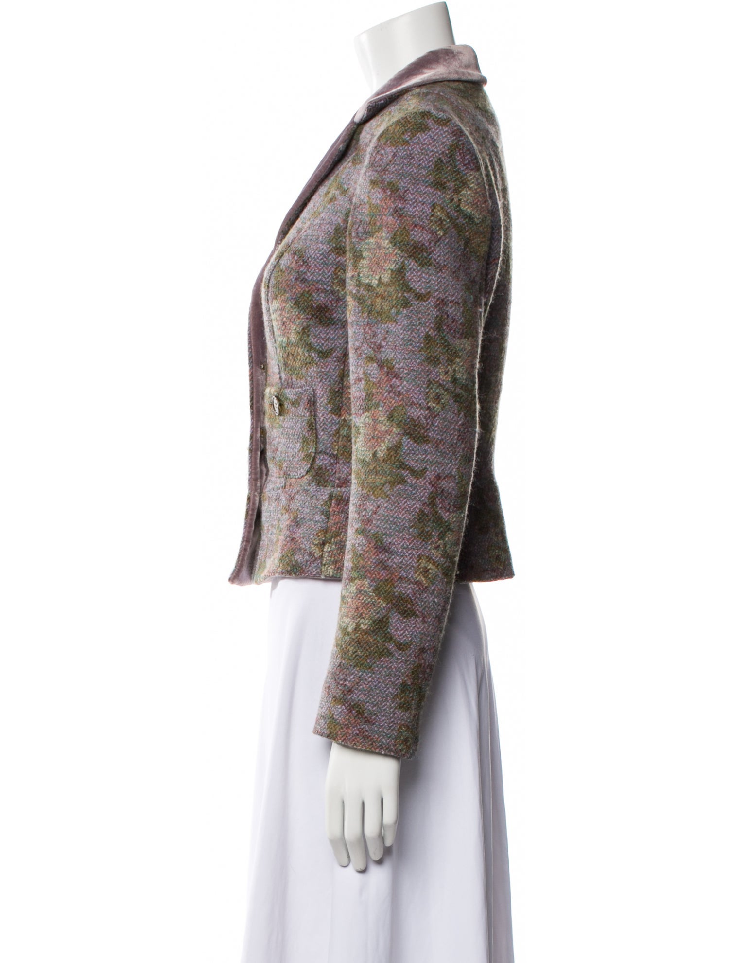 Etro Wool Printed Blazer