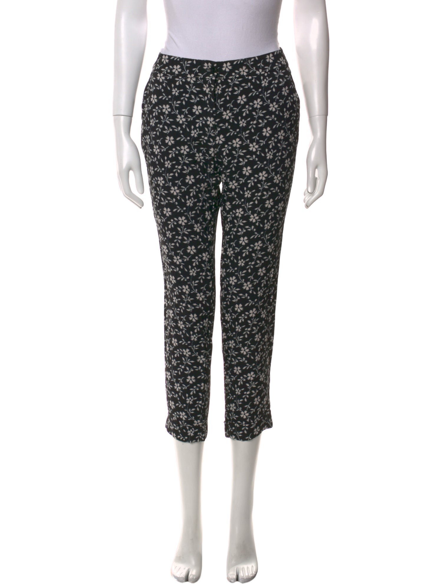 Etro Printed Skinny Leg Pants