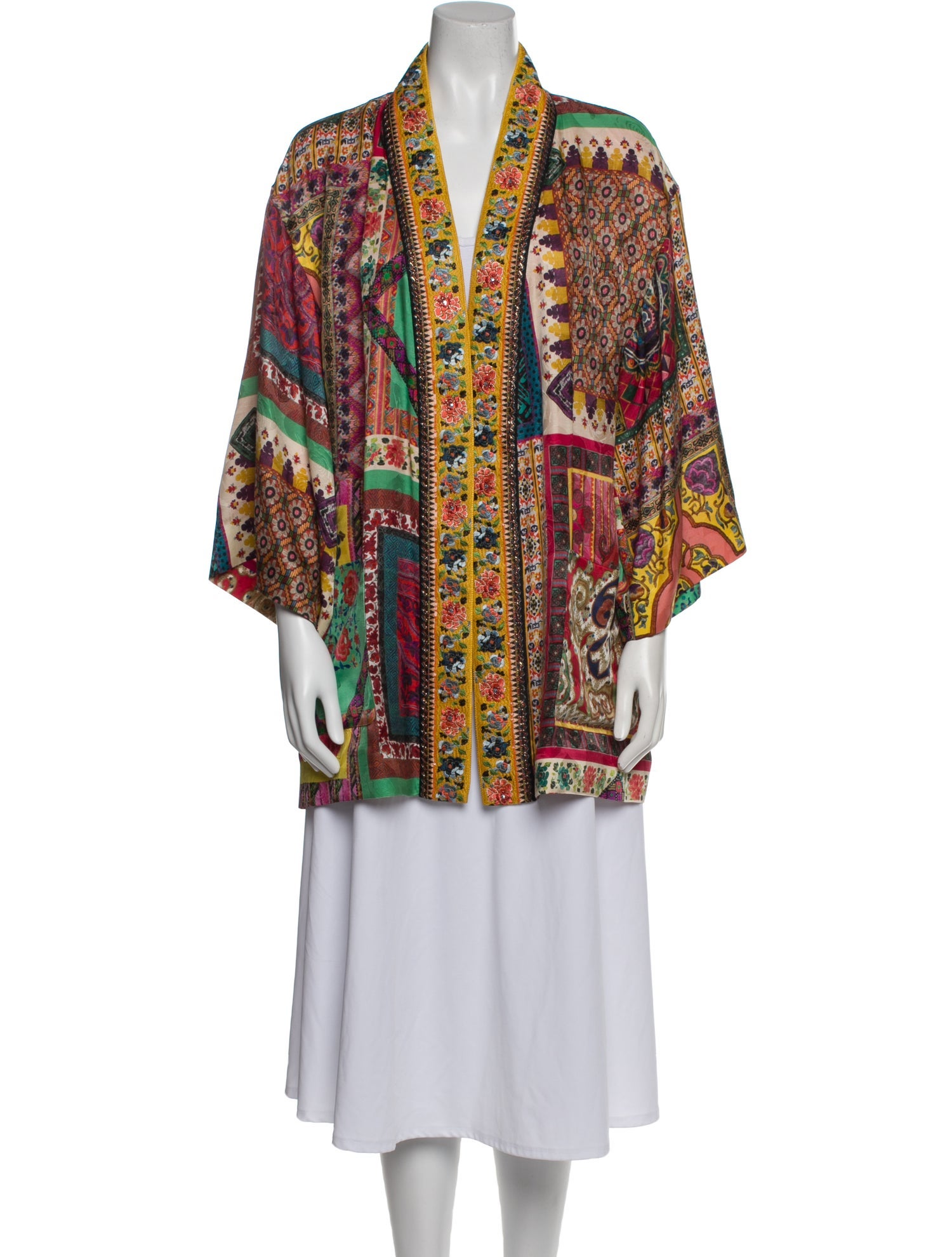 Etro Silk Floral Print Jacket