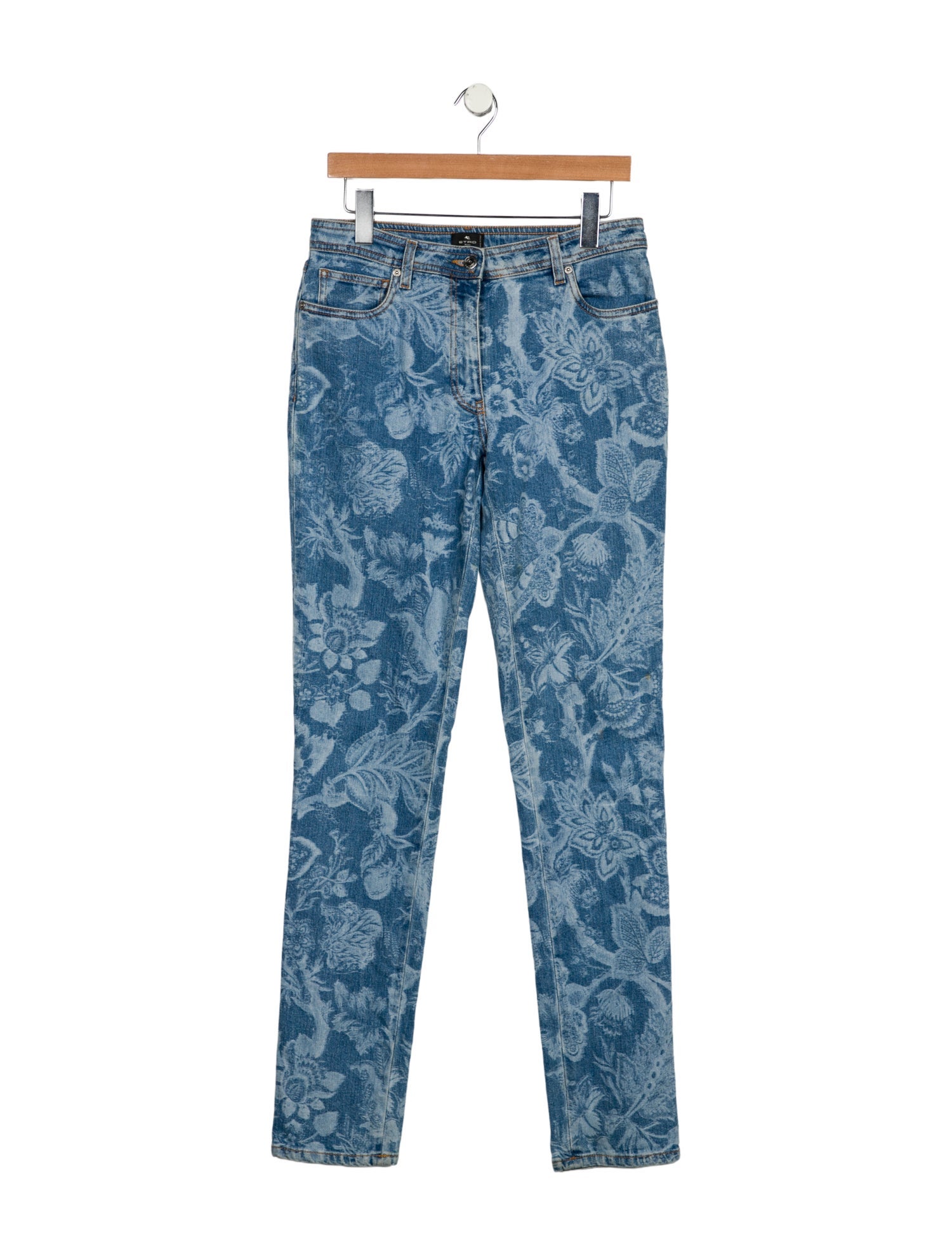 Etro Mid-Rise Straight Leg Jeans