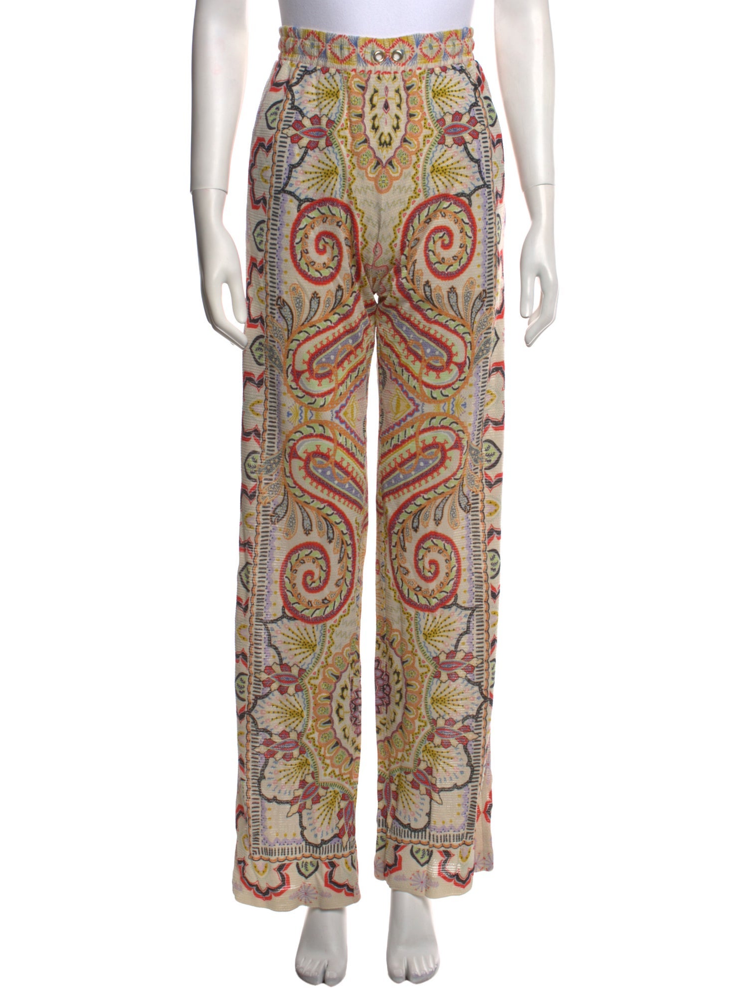 Etro Paisley Print Wide Leg Pants w/ Tags