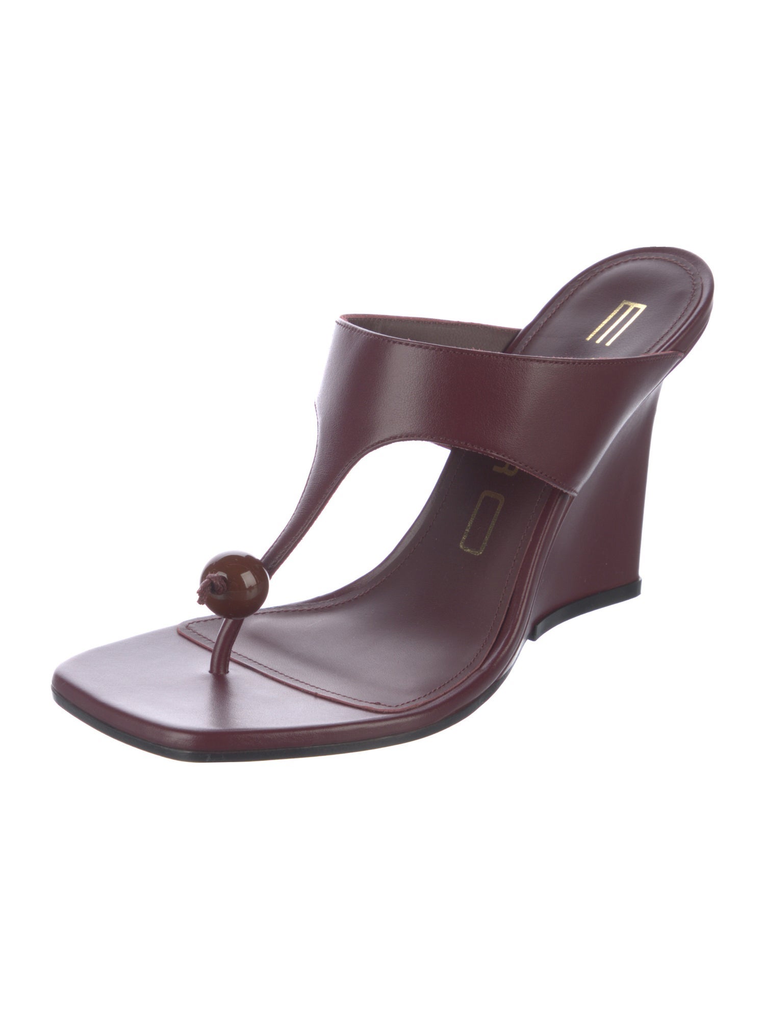 Etro Leather T-Strap Sandals w/ Tags