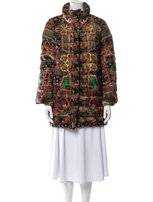 Etro Tweed Pattern Down Jacket