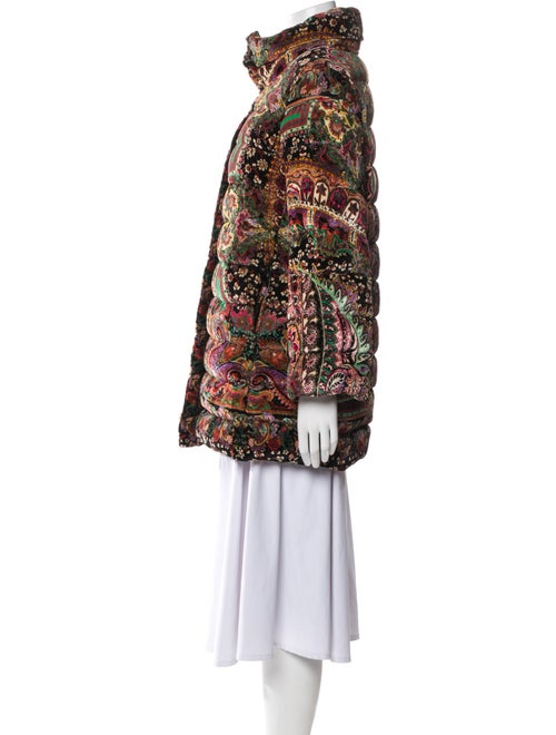 Etro Tweed Pattern Down Jacket
