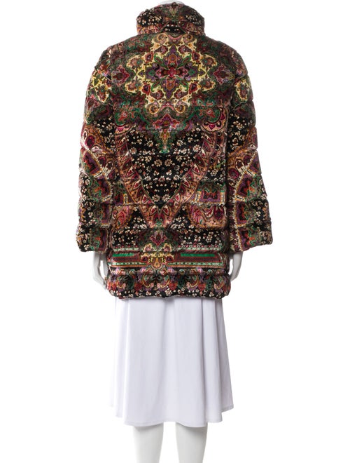Etro Tweed Pattern Down Jacket