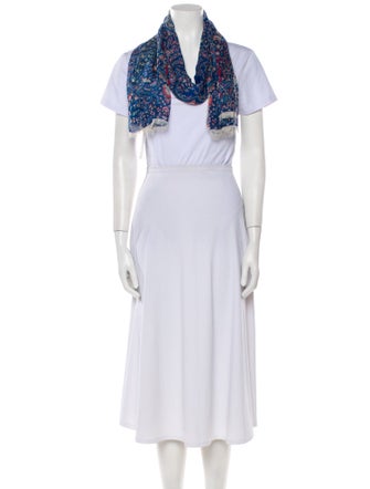 Etro Silk Floral Print Scarf