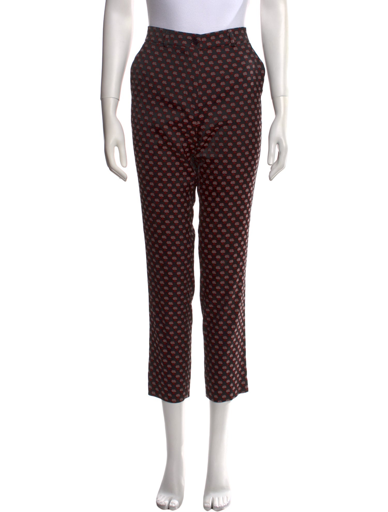 Etro Printed Straight Leg Pants