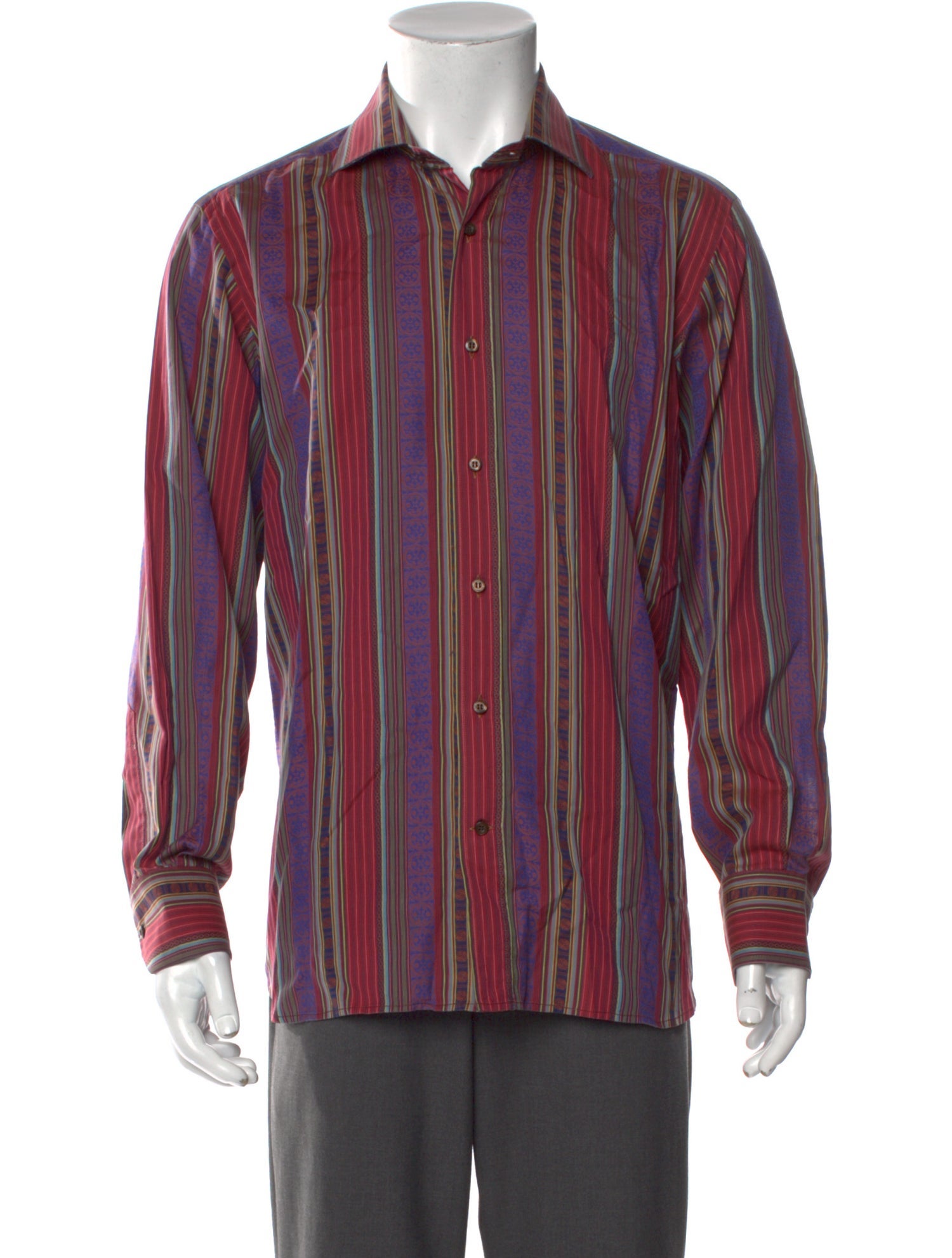 Etro Striped Long Sleeve Shirt