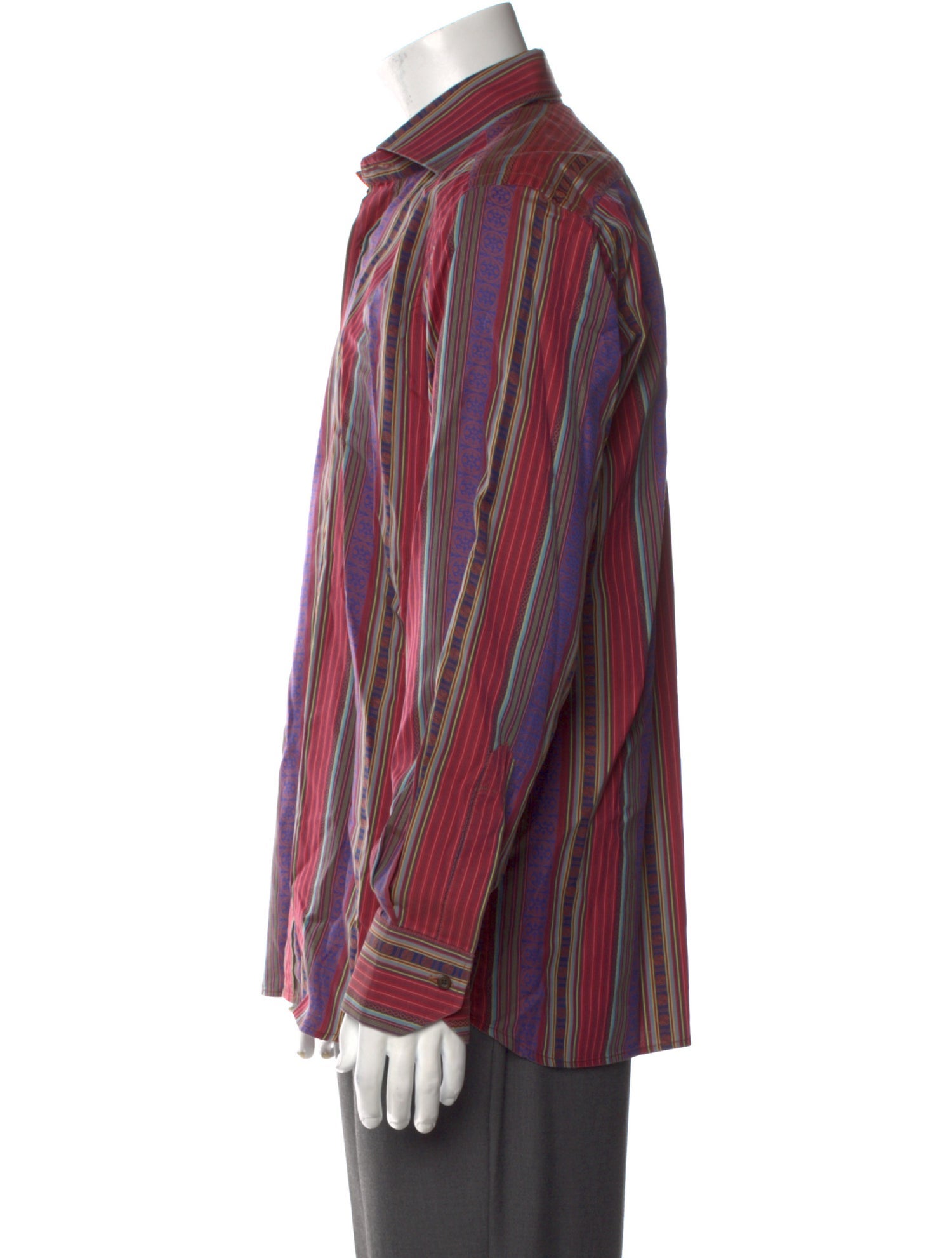 Etro Striped Long Sleeve Shirt