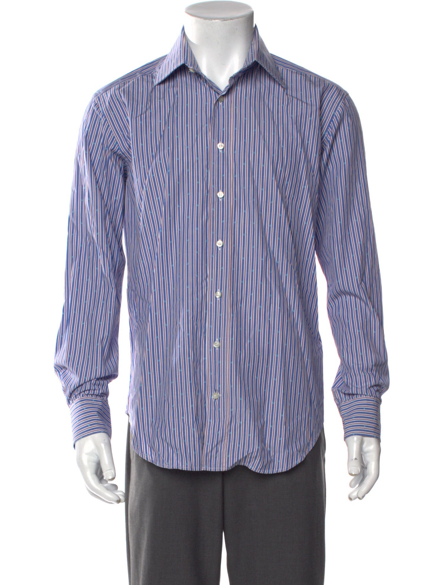 Etro Striped Long Sleeve Shirt
