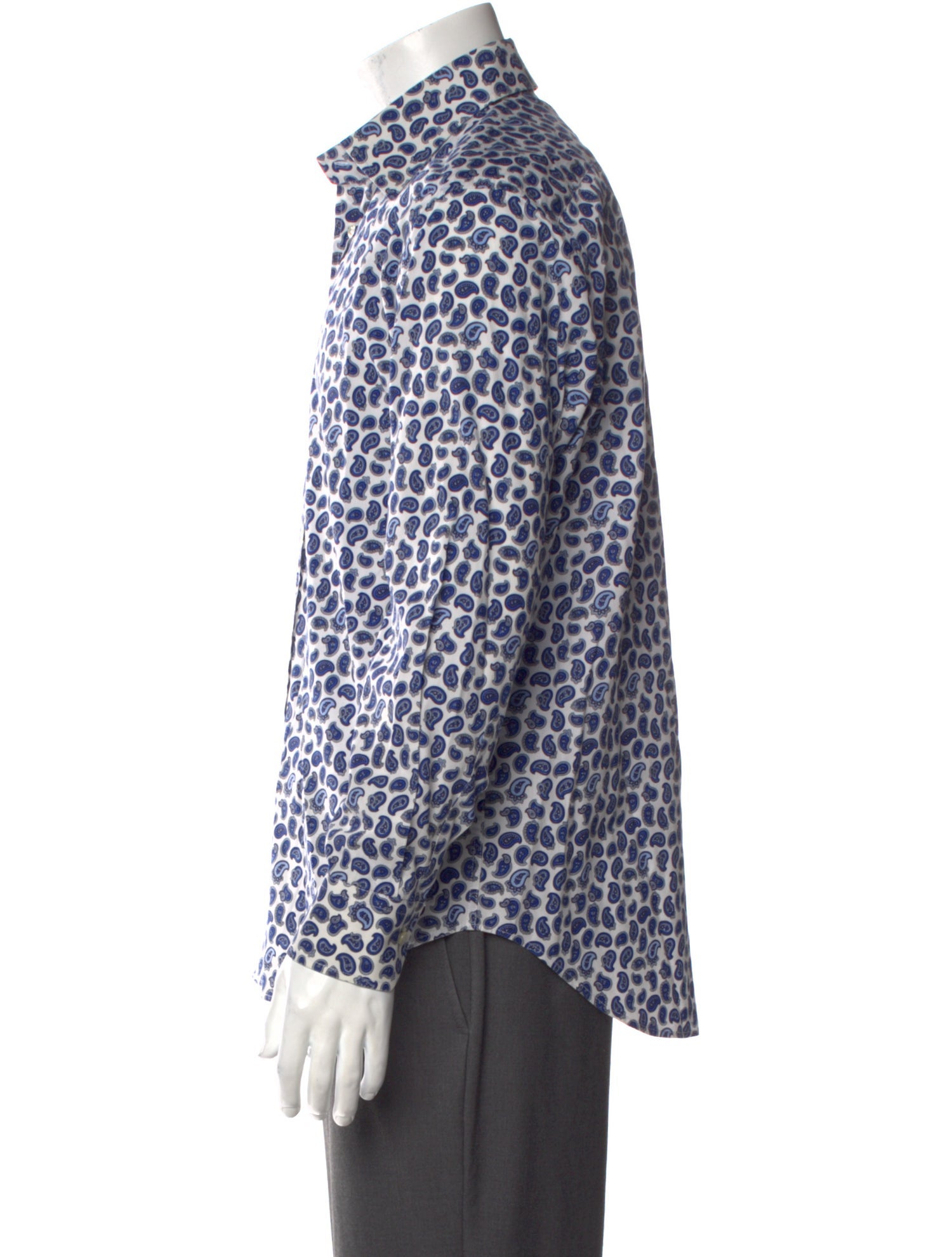 Etro Paisley Print Long Sleeve Shirt