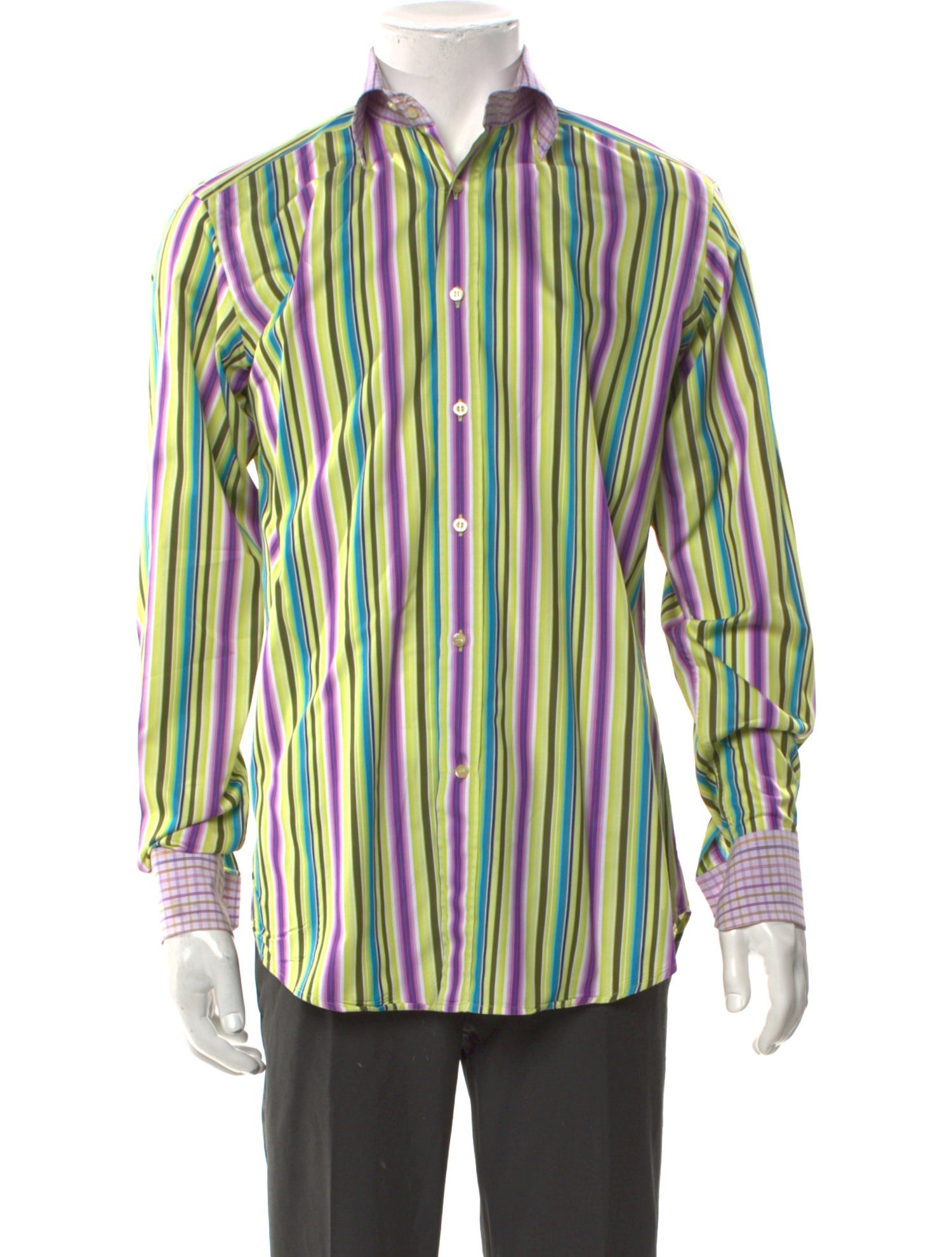 Etro Striped Long Sleeve Shirt