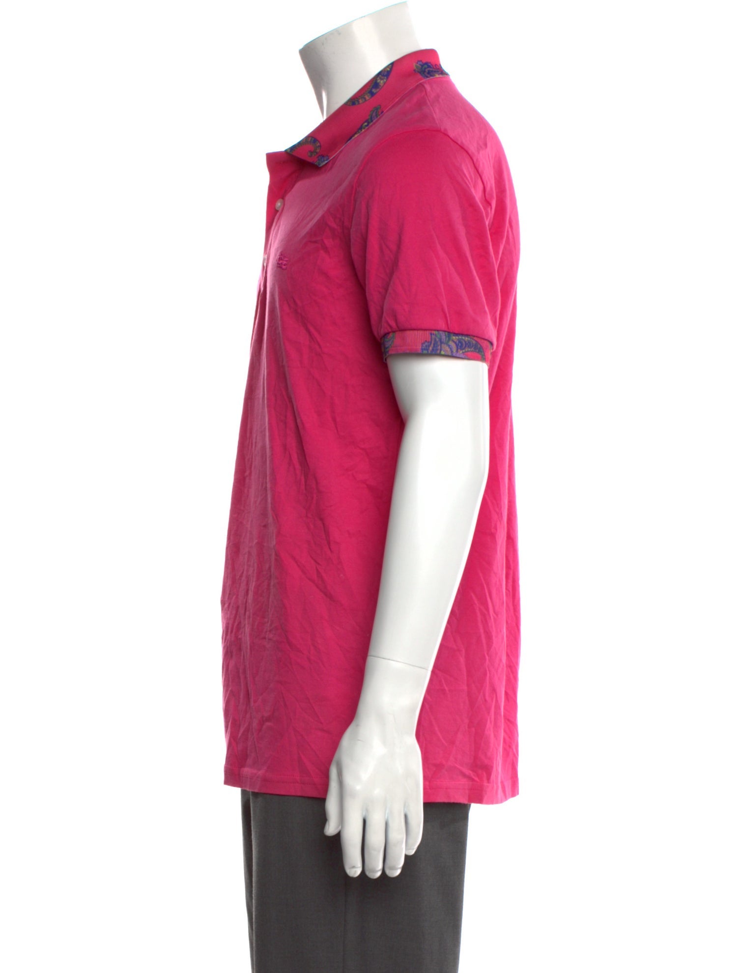 Etro Crew Neck Short Sleeve Polo Shirt