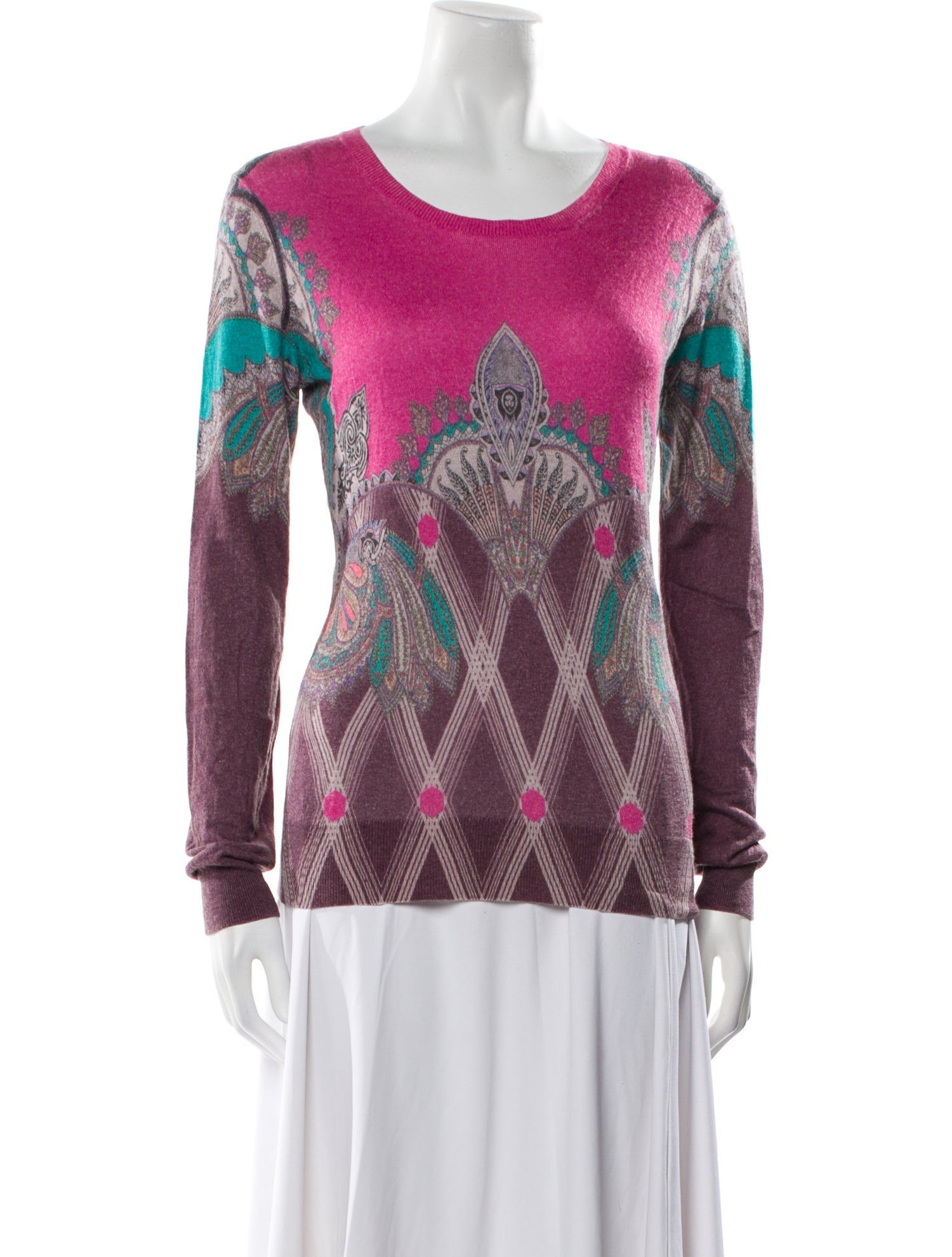 Etro Silk Printed Sweater
