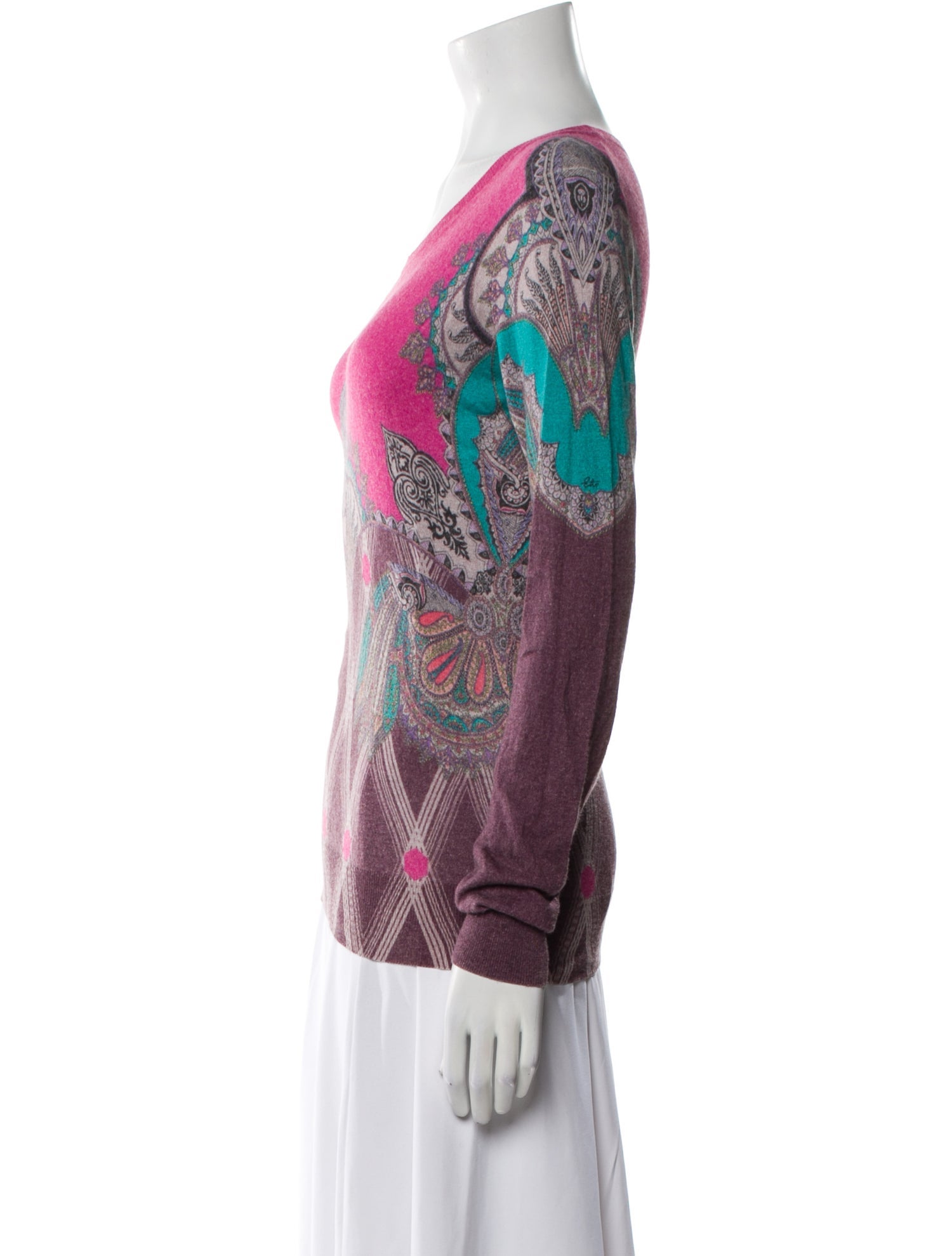 Etro Silk Printed Sweater