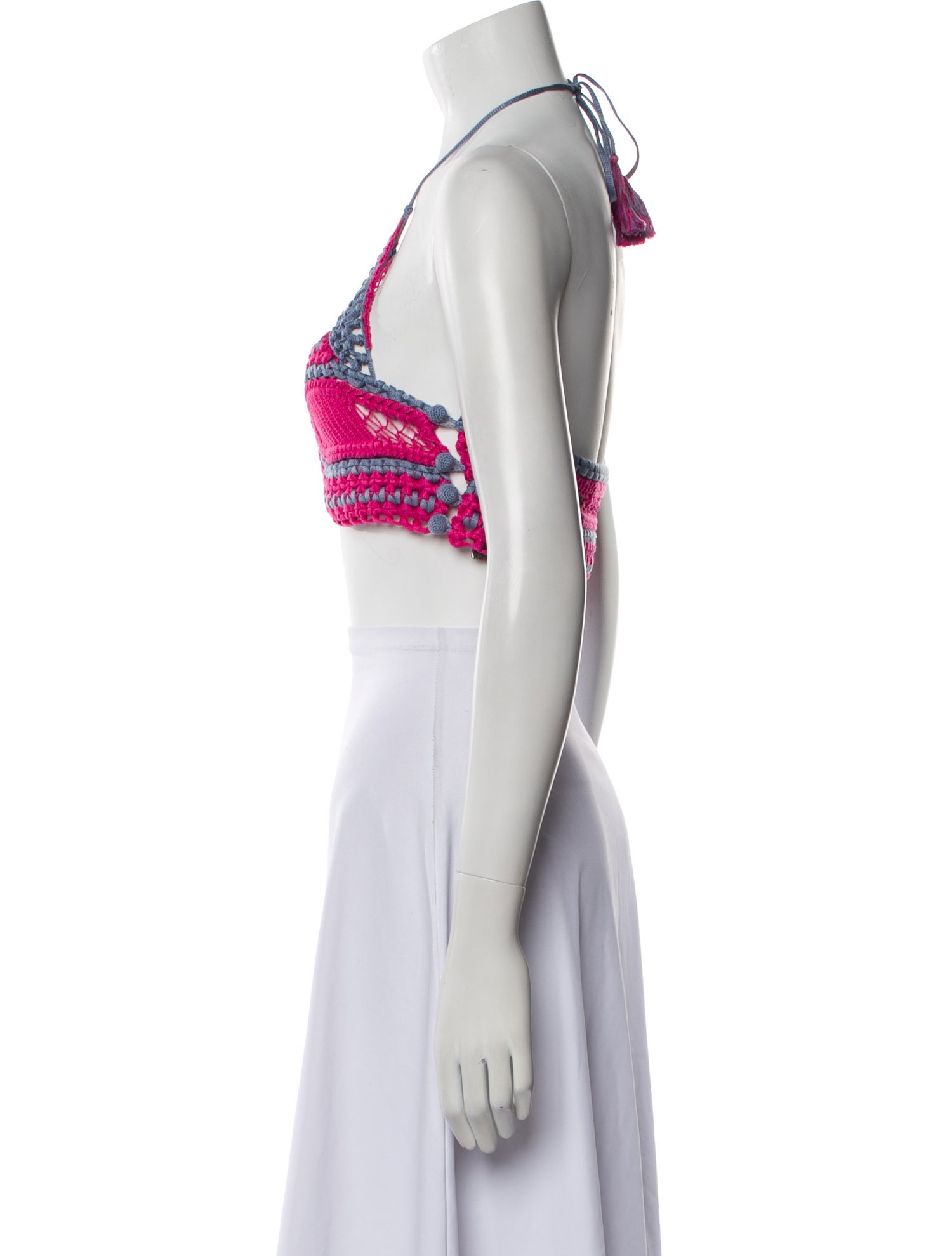 Etro Crochet Patterned Crop Top w/ Tags