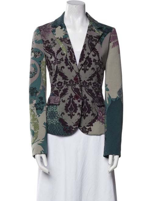 Etro Wool Printed Blazer
