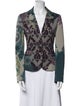 Etro Wool Printed Blazer