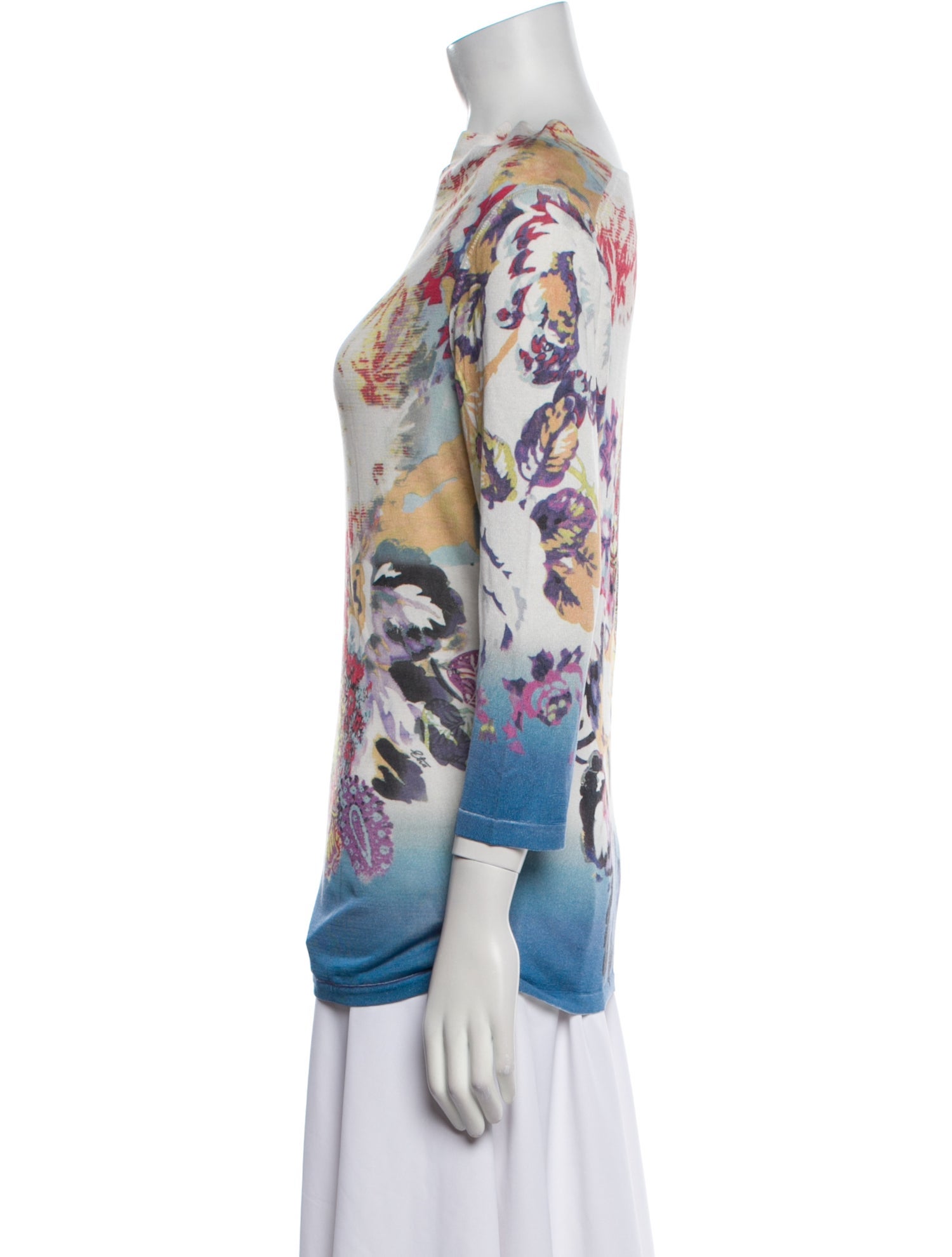 Etro Silk Floral Print Tunic