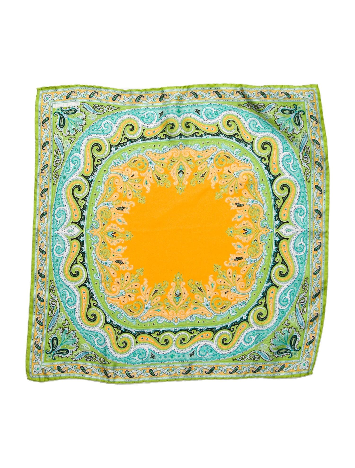 Etro Silk Paisley Print Bandana