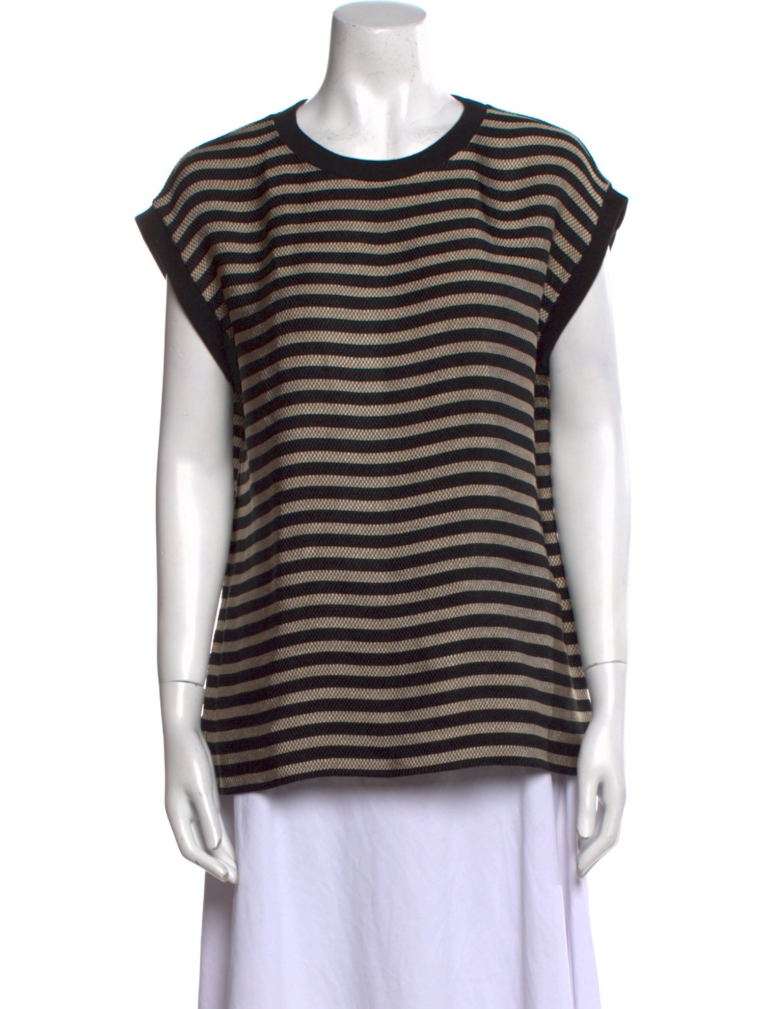 Etro Striped Crew Neck T-Shirt