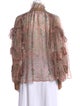 Etro Silk Paisley Print Blouse