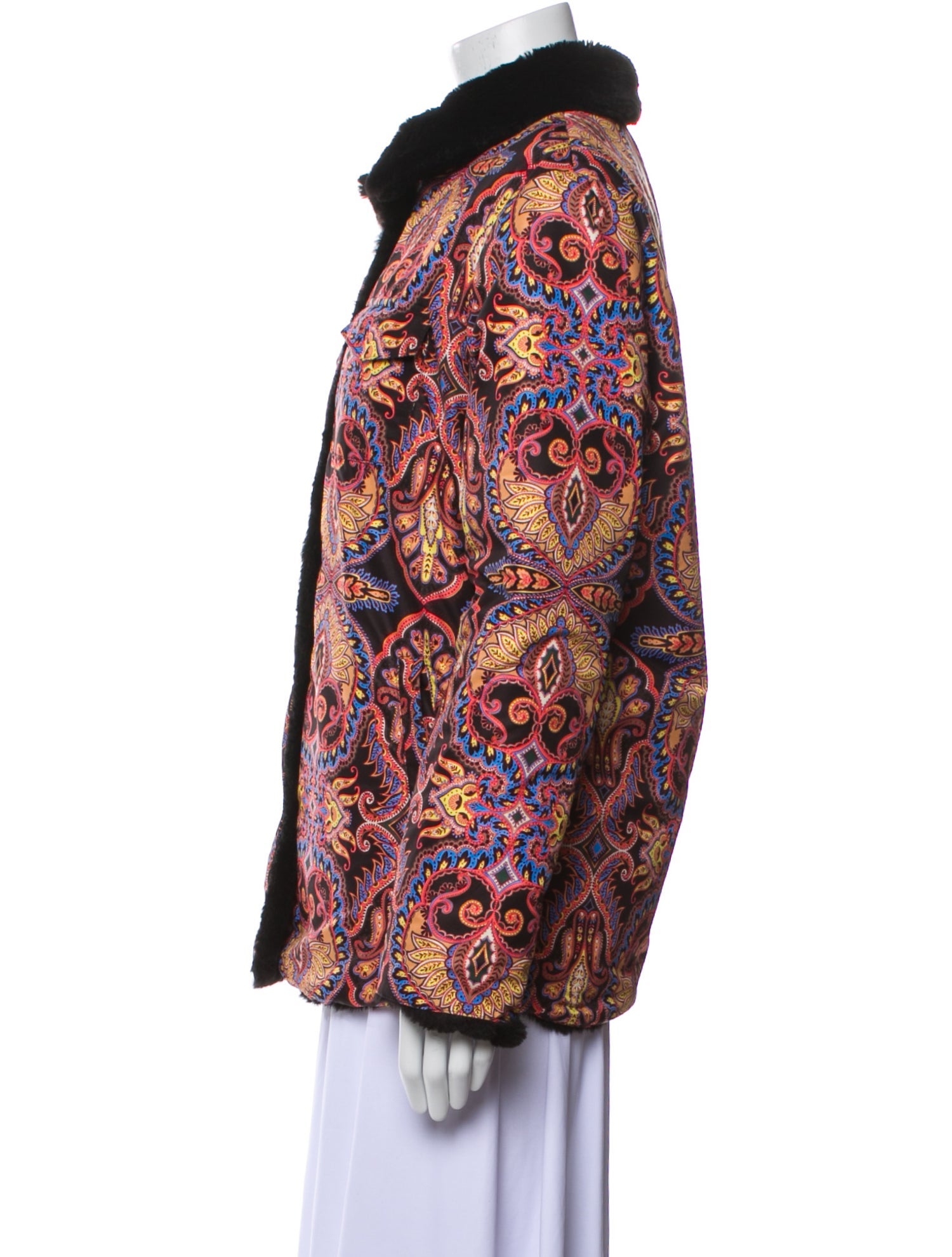 Etro Cashmere Paisley Print Evening Jacket