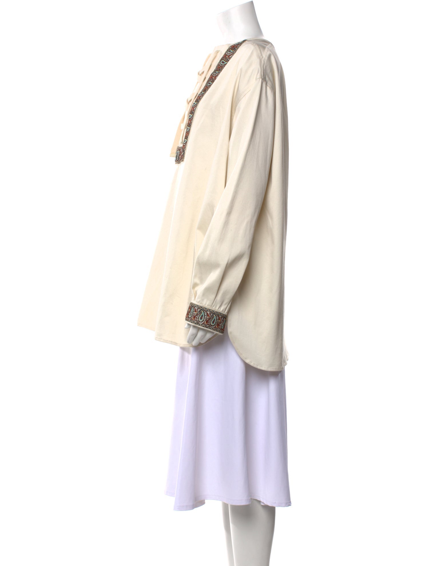 Etro Crew Neck Long Sleeve Tunic