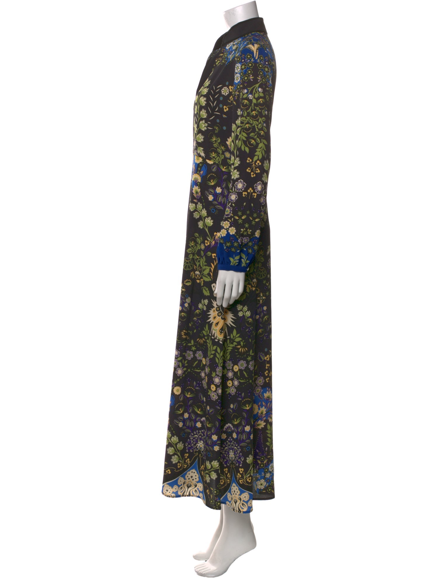 Etro Floral Print Long Dress