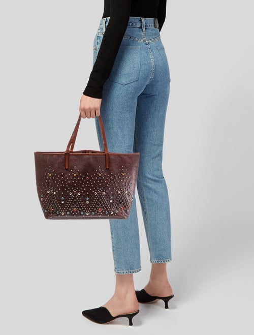 Etro Leather Top Handle Bag