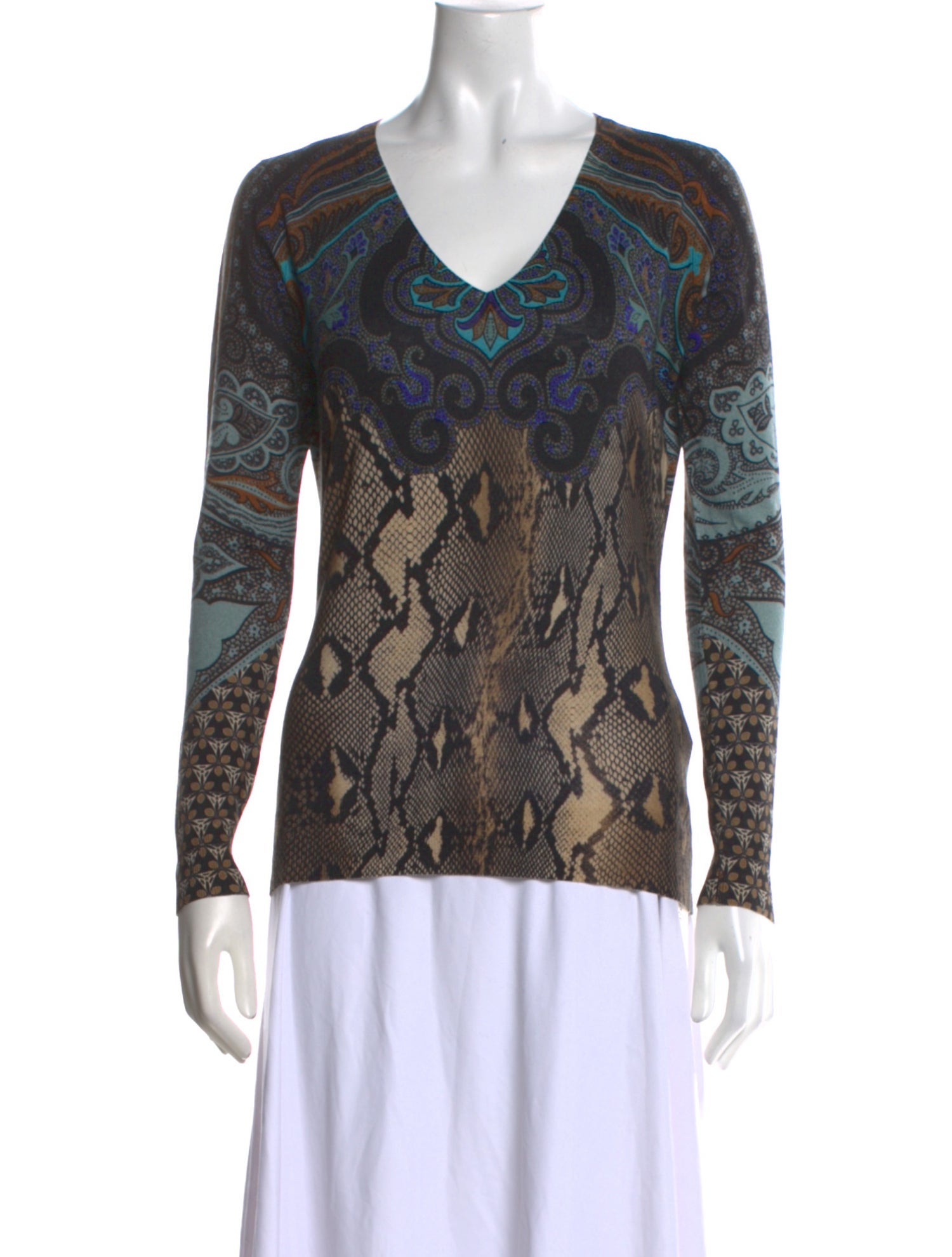 Etro Silk Printed Sweater