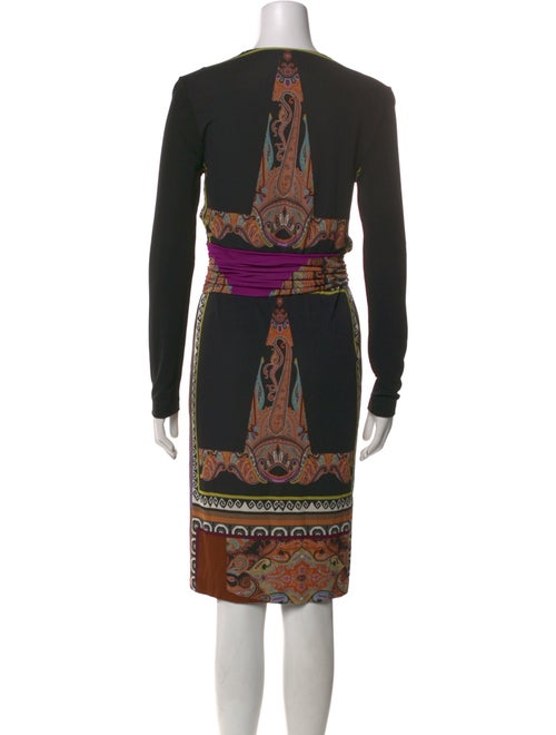 Etro Printed Knee-Length Dress