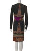 Etro Printed Knee-Length Dress