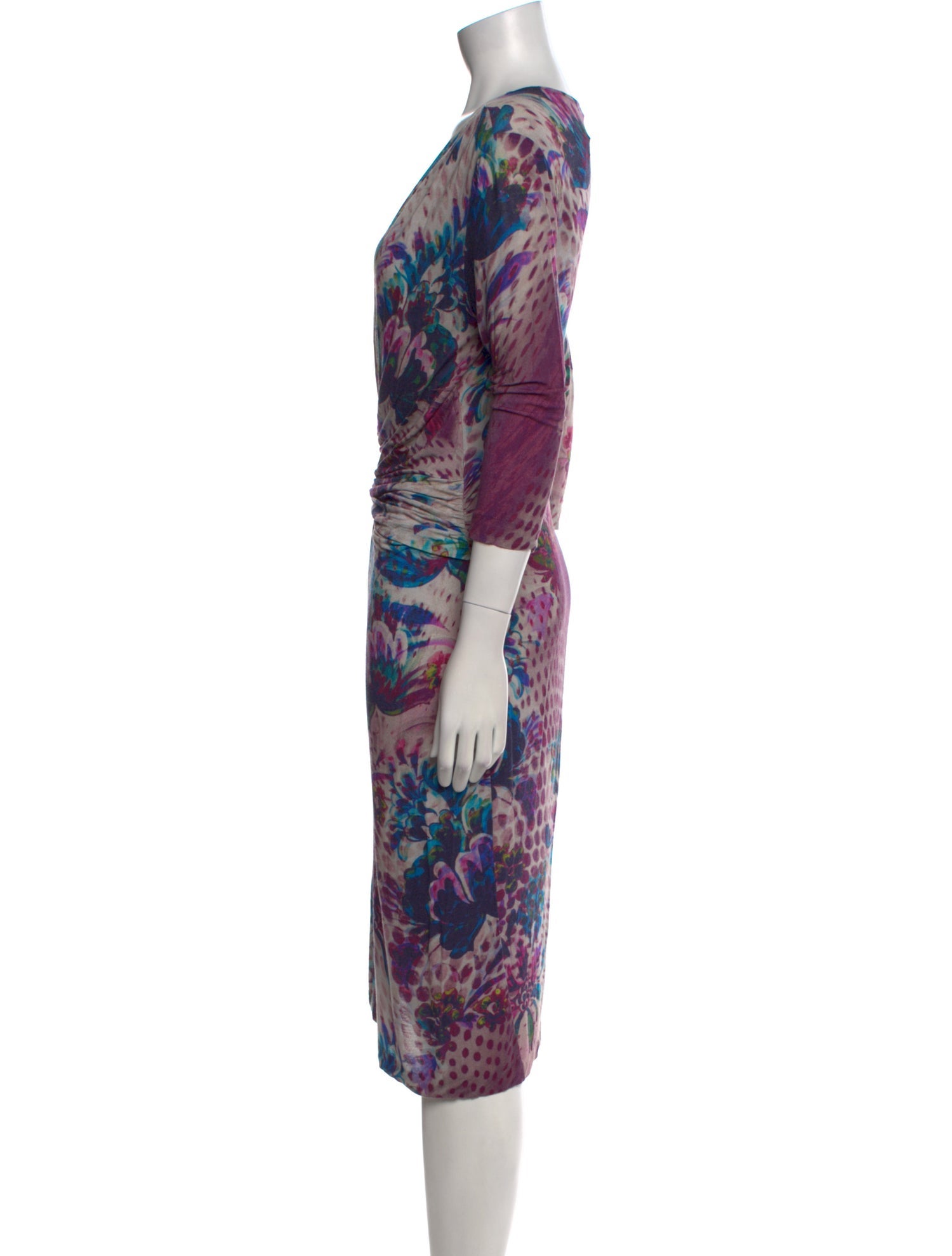 Etro Printed Knee-Length Dress