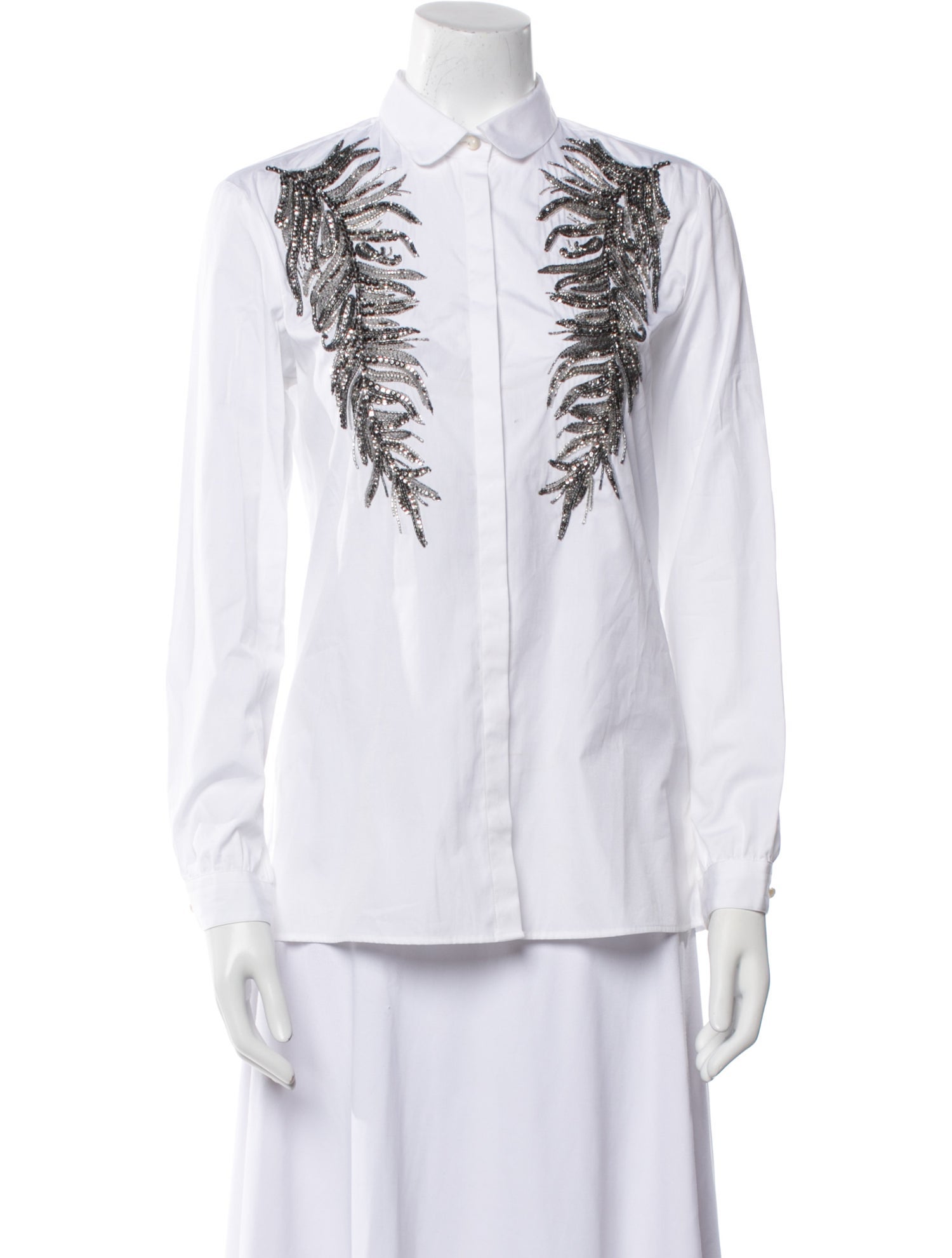 Etro Long Sleeve Button-Up Top