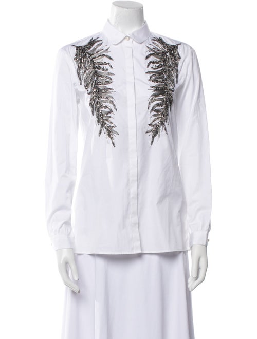 Etro Long Sleeve Button-Up Top
