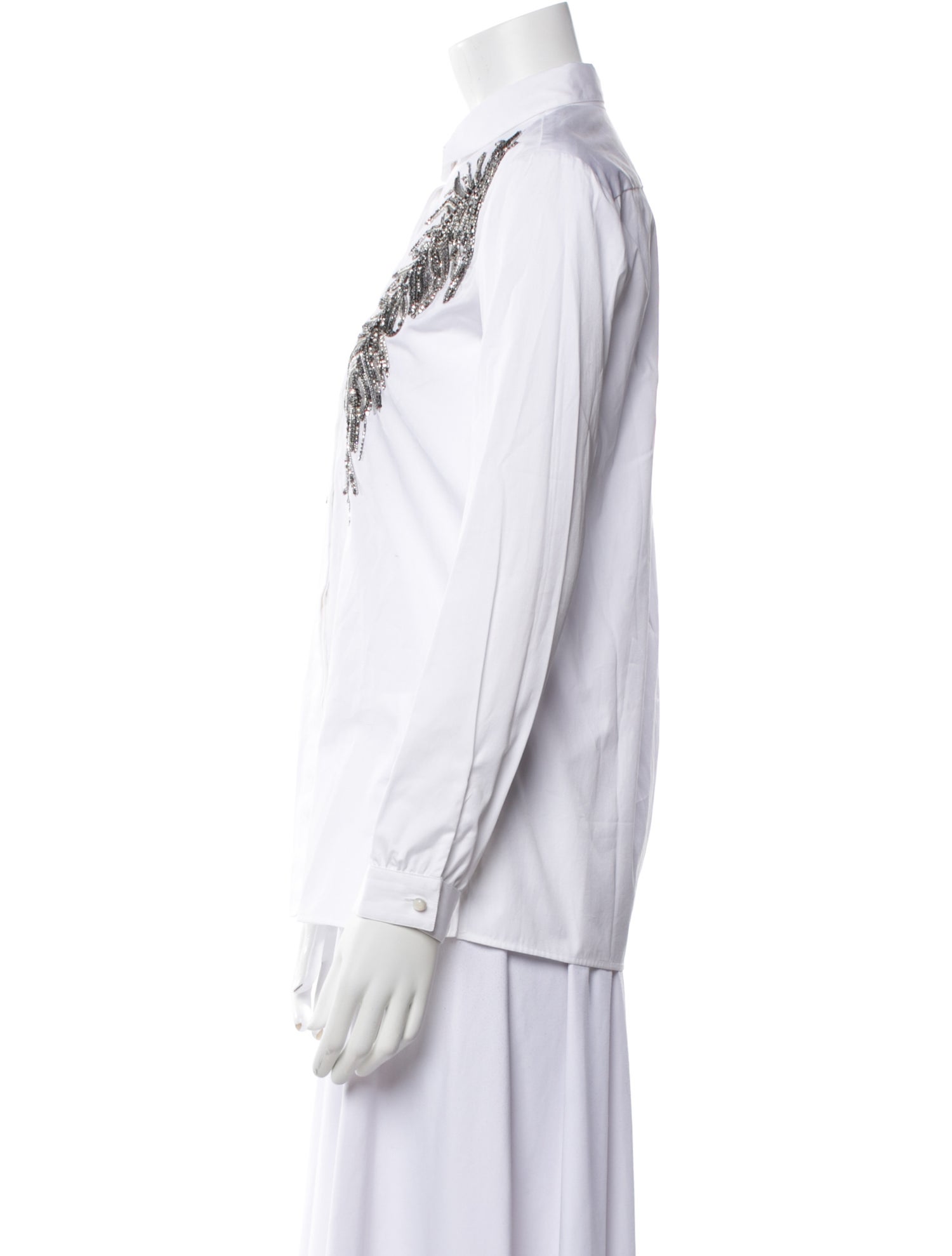 Etro Long Sleeve Button-Up Top