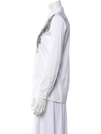 Etro Long Sleeve Button-Up Top