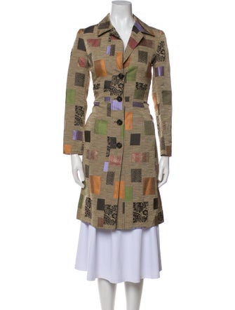 Etro Silk Printed Coat
