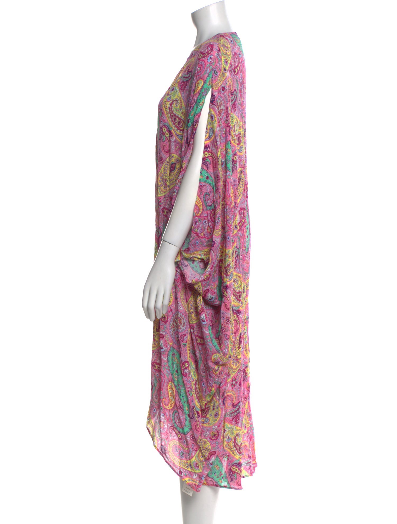 Etro Paisley Print Midi Length Dress
