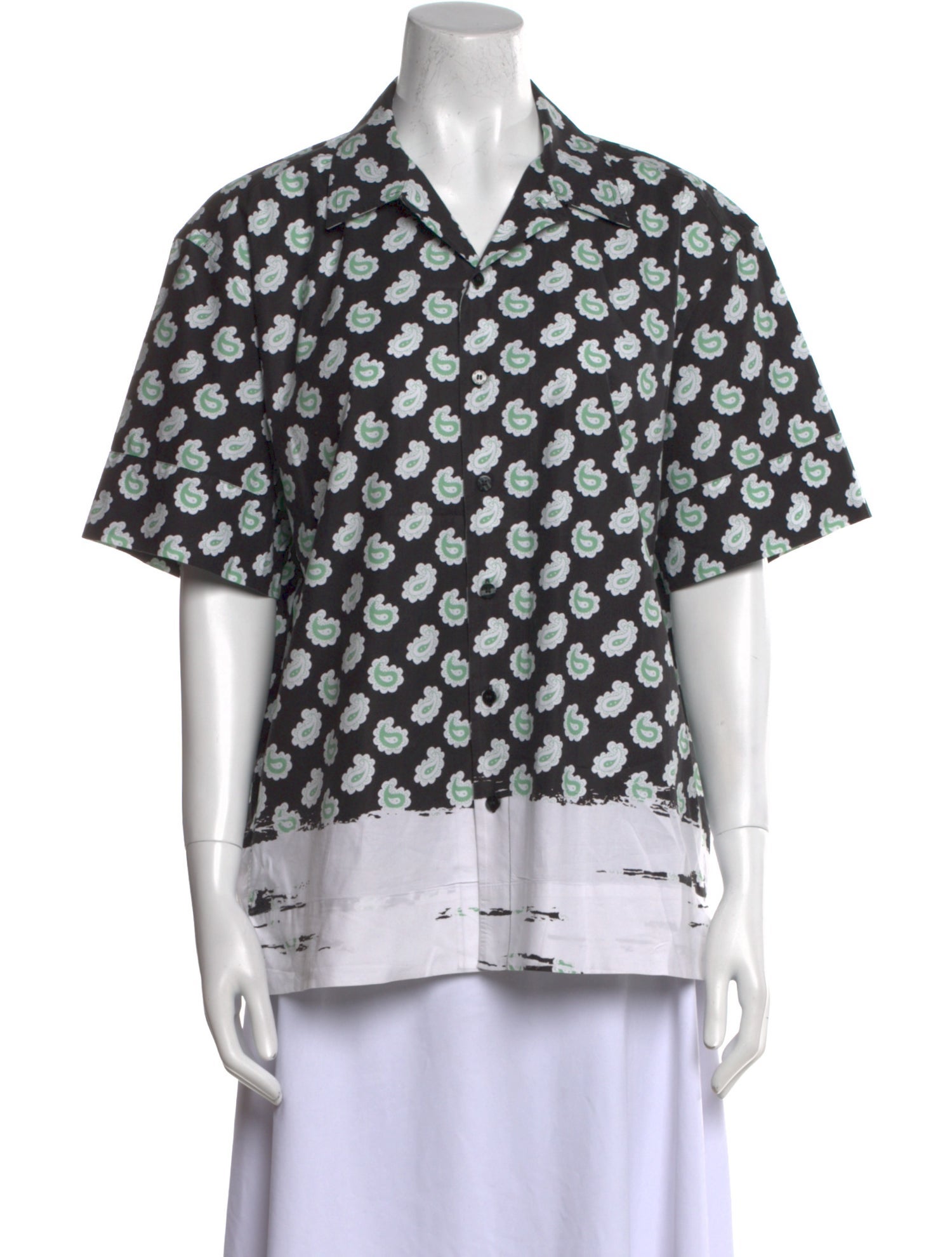 Etro Printed V-Neck Blouse