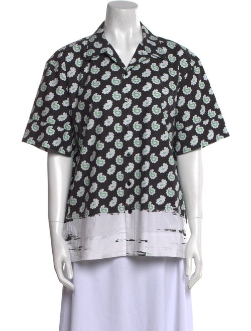 Etro Printed V-Neck Blouse