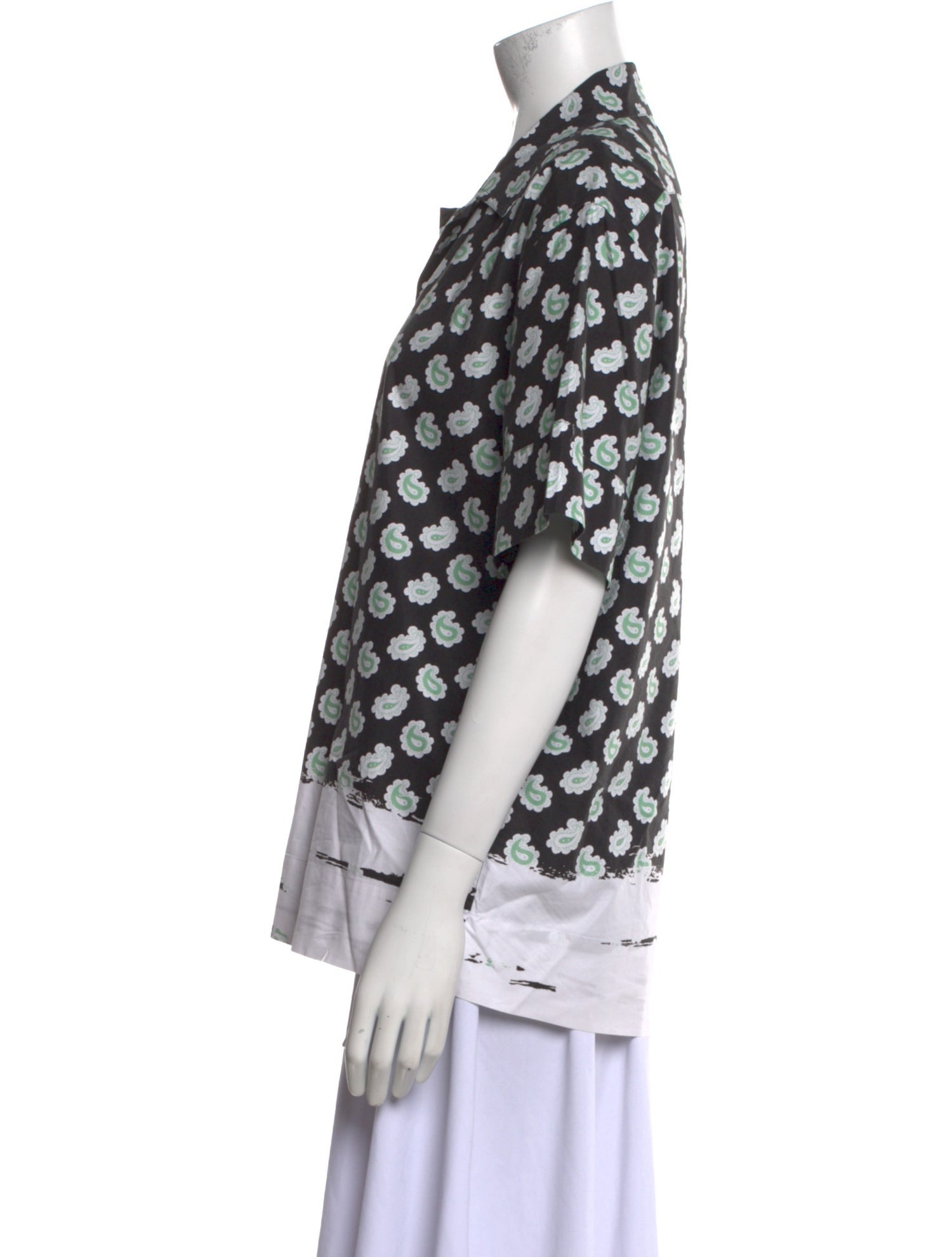 Etro Printed V-Neck Blouse