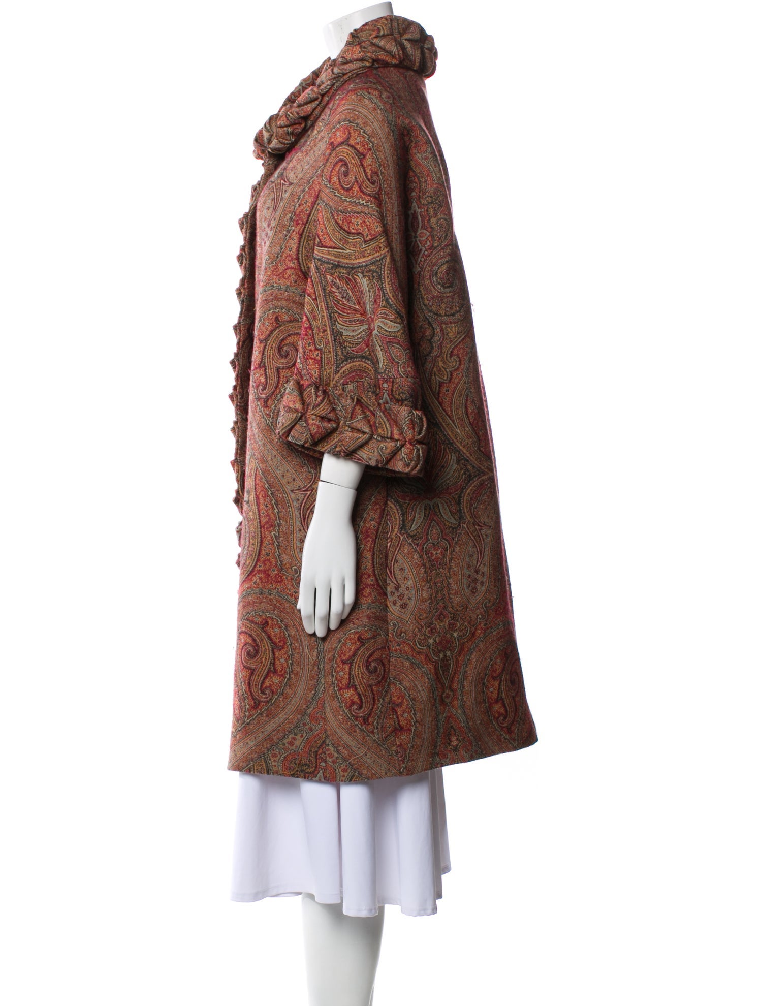 Etro Wool Printed Coat