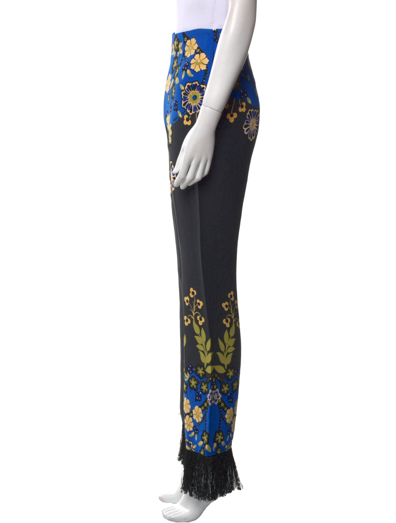 Etro Floral Print Wide Leg Pants w/ Tags