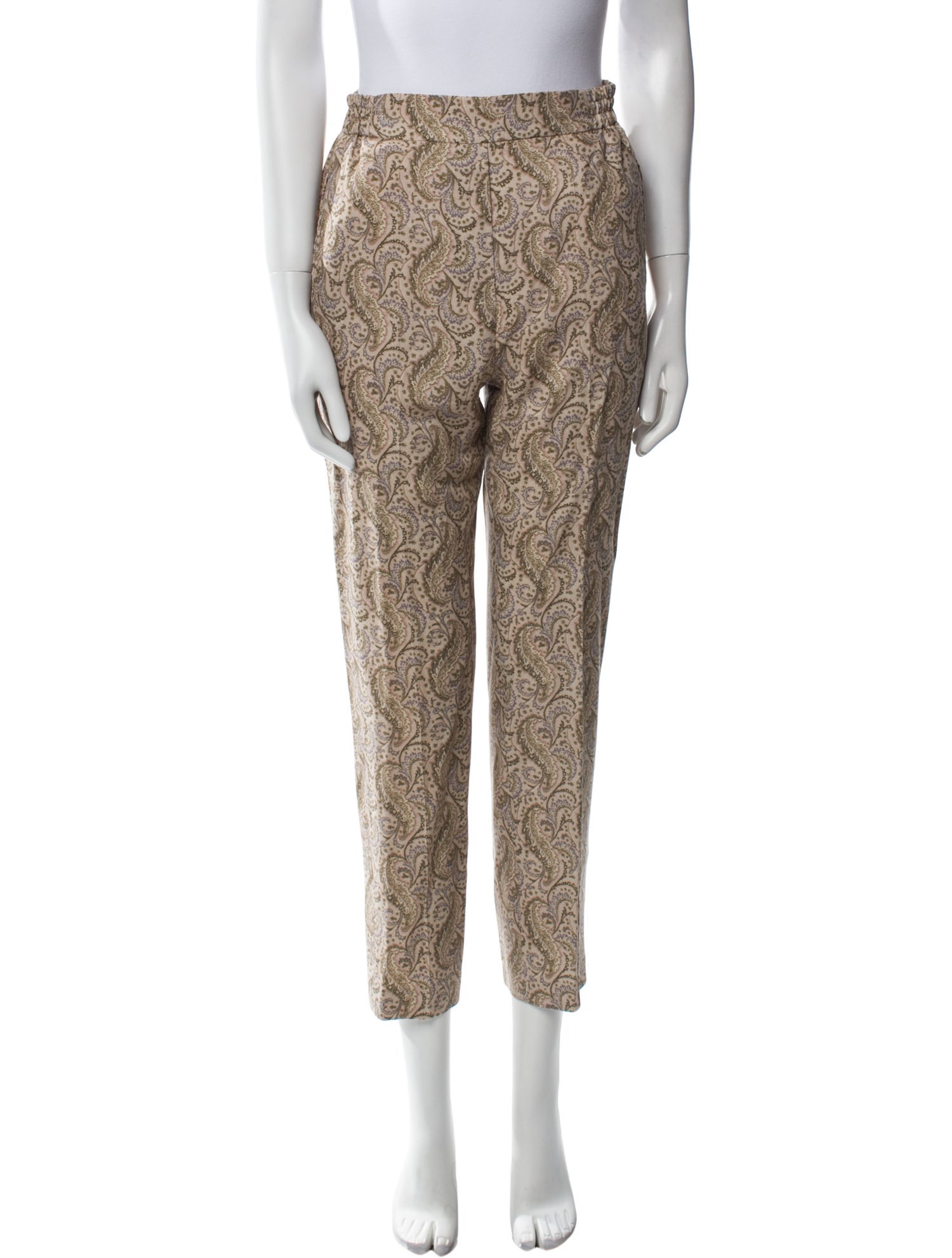 Etro Wool Straight Leg Pants